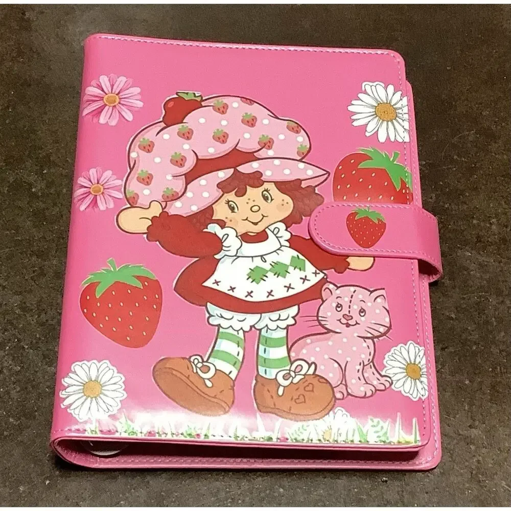 Strawberry Shortcake Friends A5 Binder w/ Printed Stationery paper & Tote